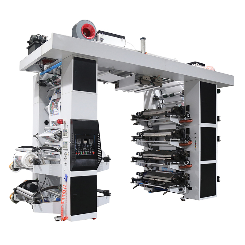 Máquina de impresión flexográfica tipo apilable de 8 colores